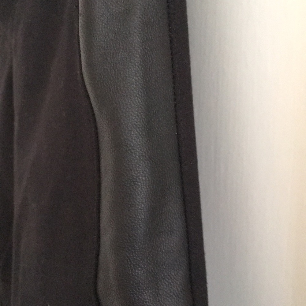 J Crew pixie pant in leather tuxedo stripe - Picture 3 of 4